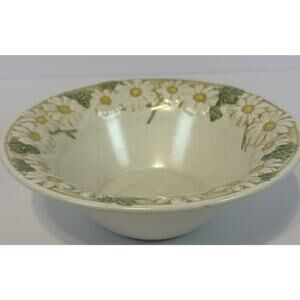 Metlox Poppytrail Sculptured Daisy 7" Rim Soup Cereal Bowl Replacement VTG USA